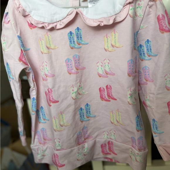 The Beaufort Bonnet Company Pink Cowgirl Sweatshirt - Picture 3 of 5